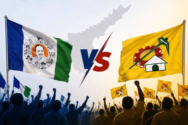 YSRCP Protest Marches and TDP Counter Rallies in Andhra Pradesh