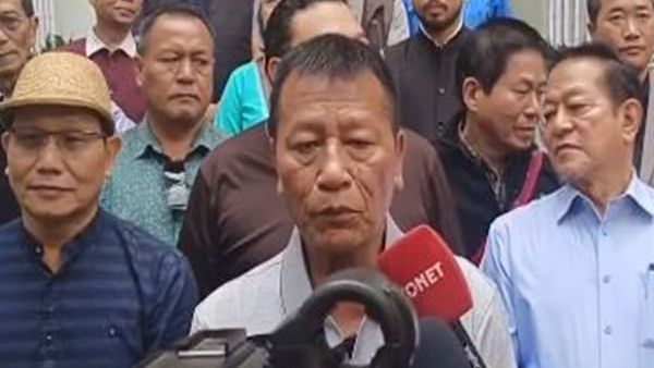 Crowd at Tlaizawng Paradise tourism event in Saitual with cultural performances and scenic backdrop