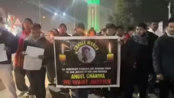 Northeast students protest in Dehradun after Chakma murder
